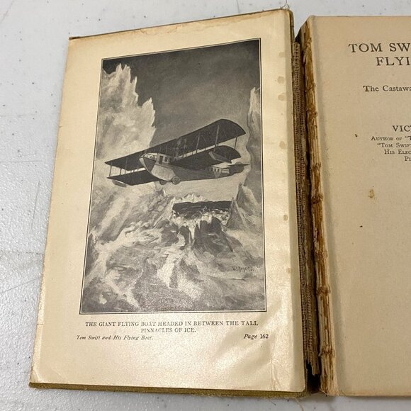 Tom Swift and His Flying Boat Hardcover Victor Appleton Vintage Science Fiction - Picture 6 of 12